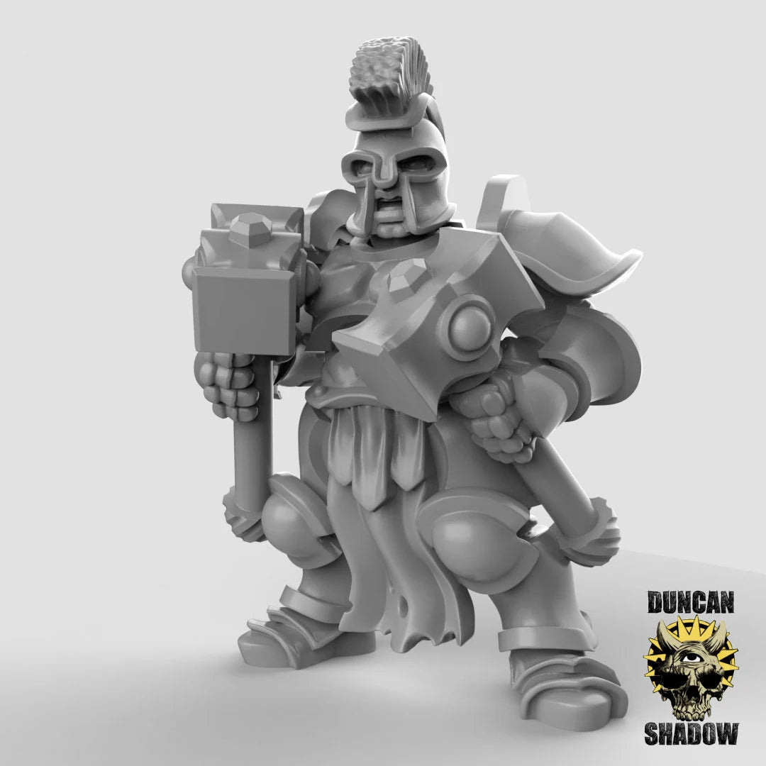 Storm Guard Miniature Greek hammersmiths | C - Tabletop RPG & D&D miniature. Perfect for wargaming & collectors