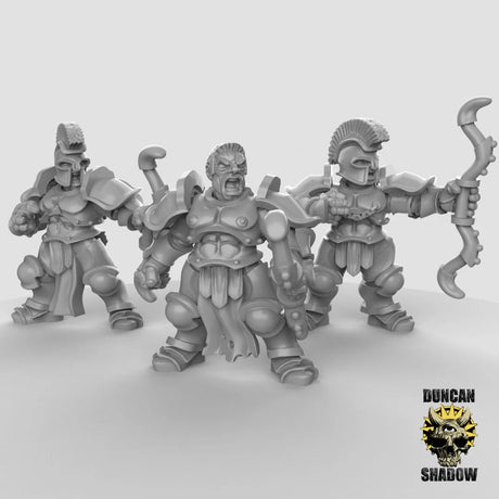Storm Guard Miniature Greek Archers | Set of 3 - Tabletop RPG & D&D miniature. Perfect for wargaming & collectors