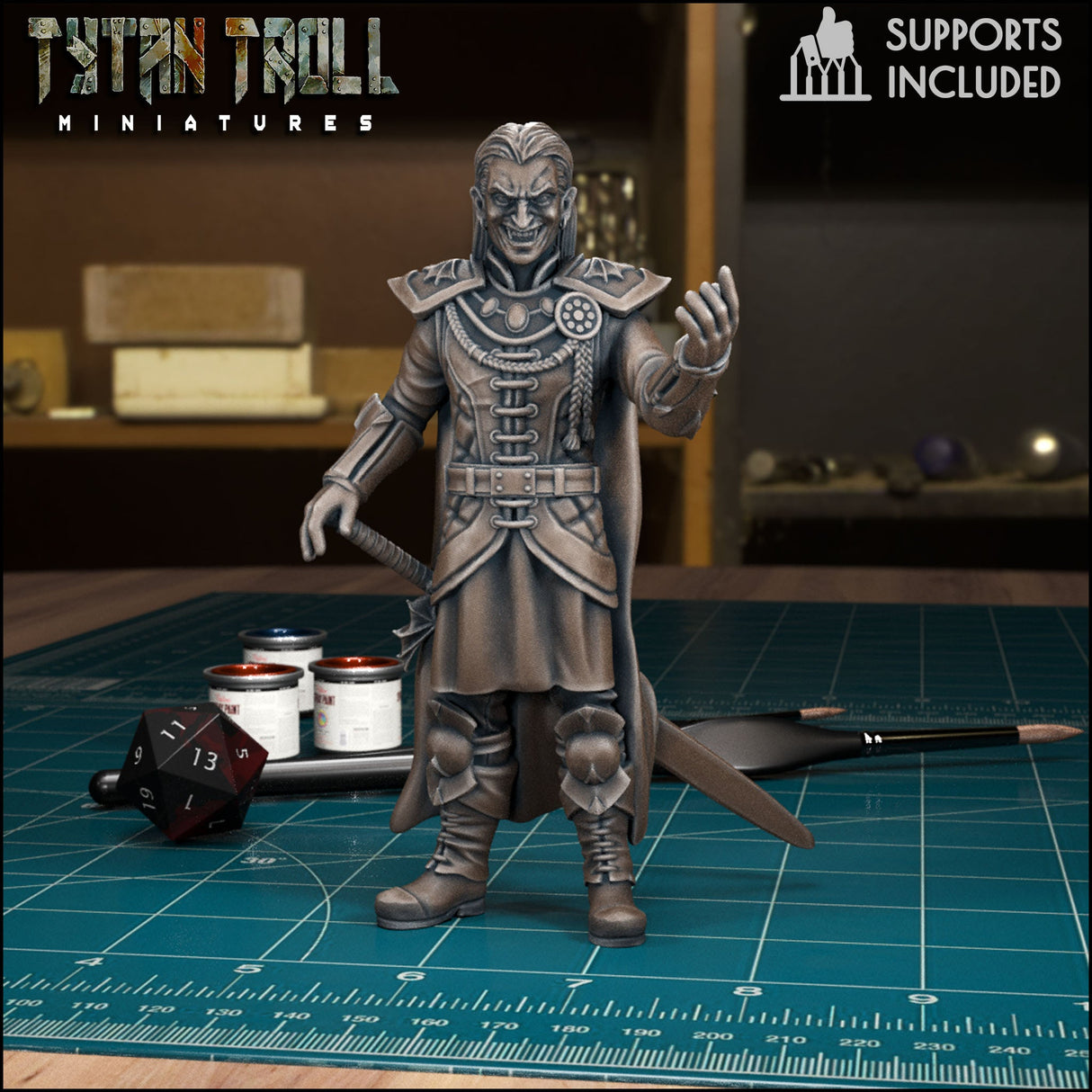 Strahd Bundle Miniature set 4 | E - Tabletop RPG & D&D miniature. Perfect for wargaming & collectors