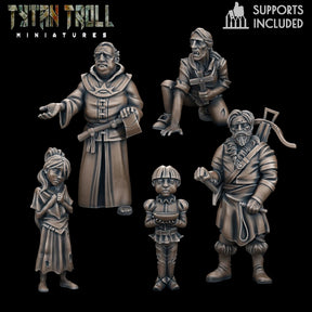 Strahd Bundle Miniature | Set of 5 - Tabletop RPG & D&D miniature. Perfect for wargaming & collectors