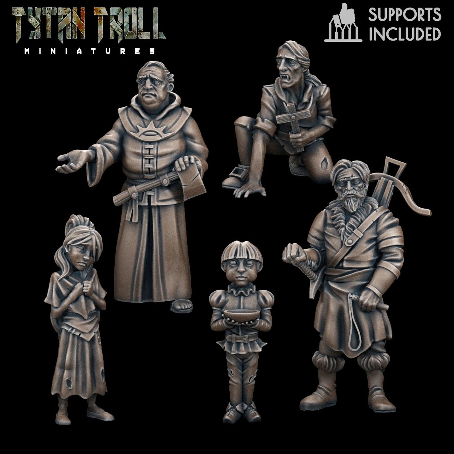 Strahd Bundle Miniature - Set of 5 - 32mm