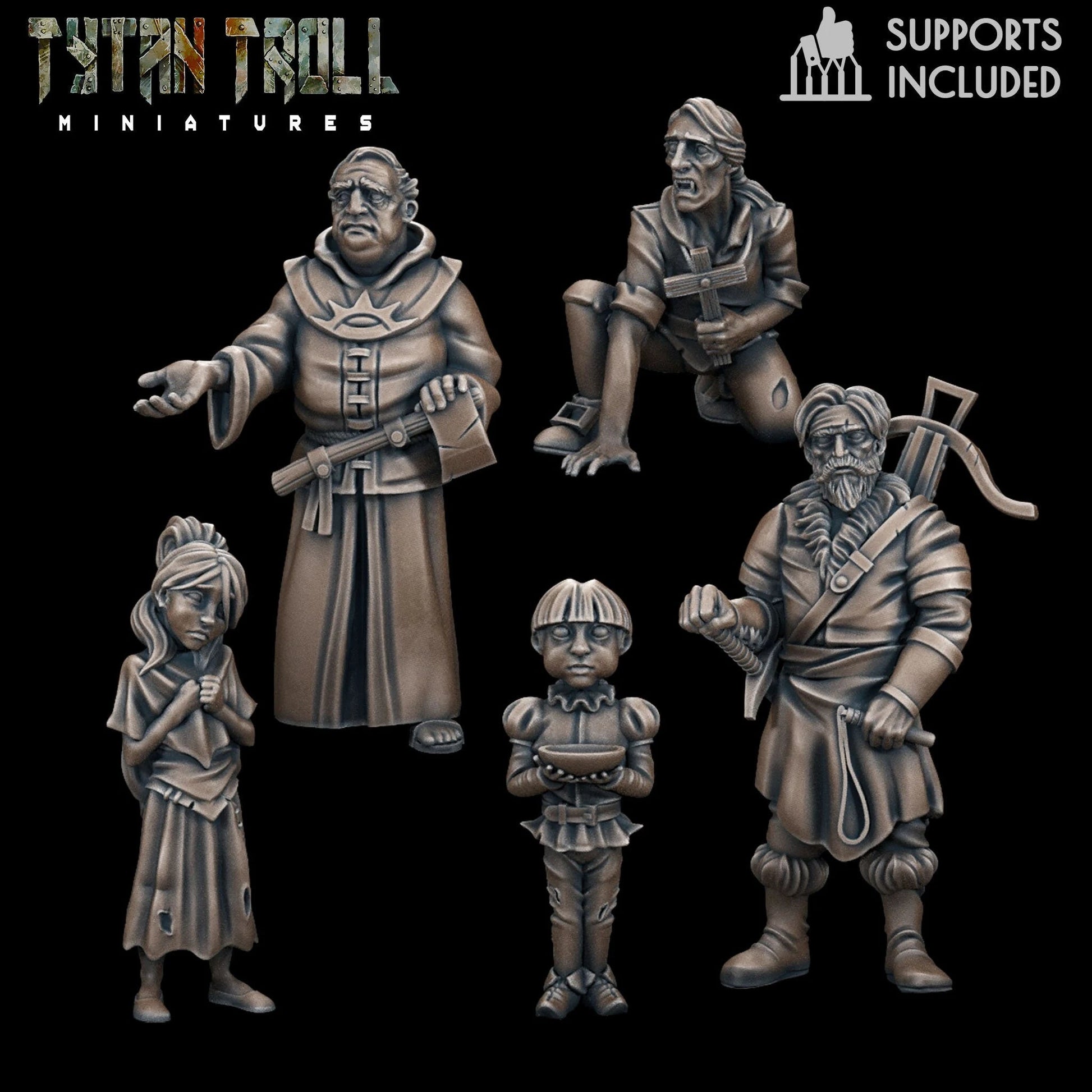 Strahd Bundle Miniature - Set of 5 - 32mm