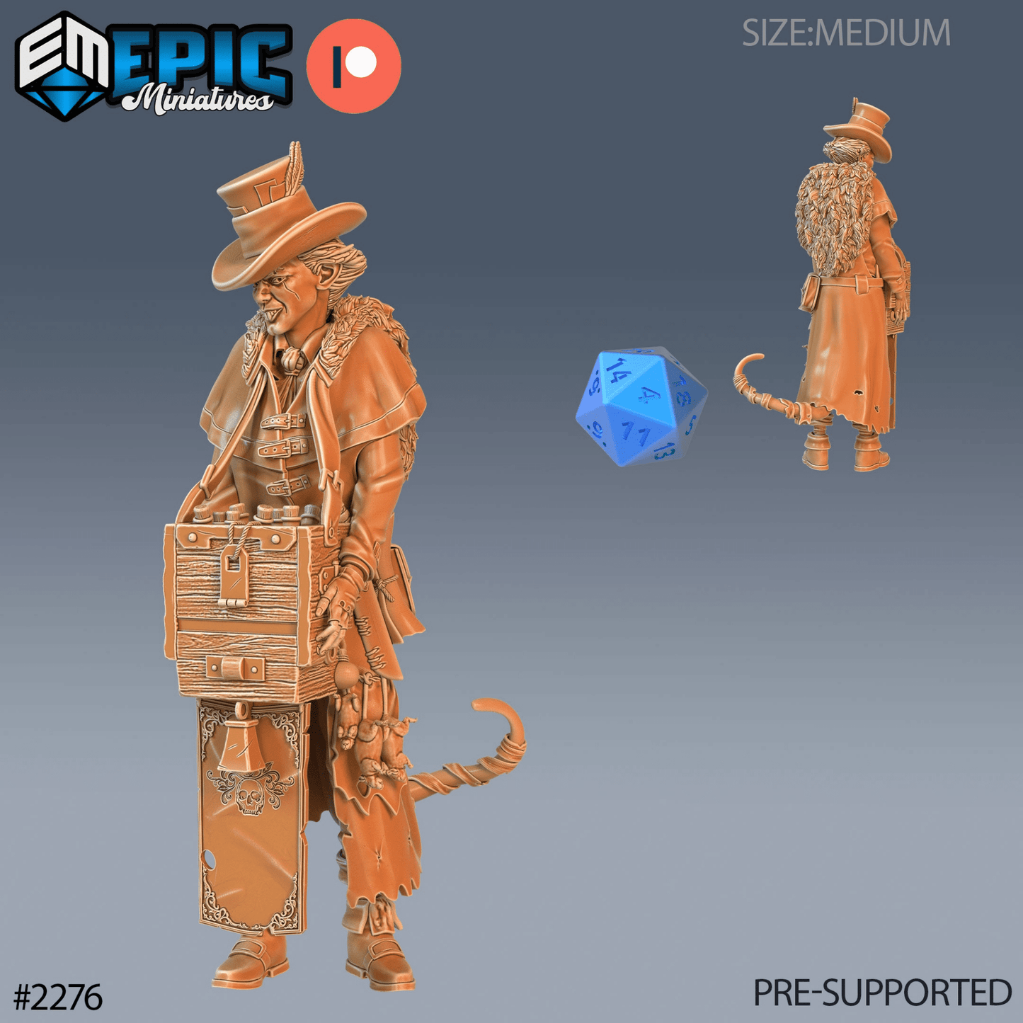 Strange Merchant Miniature - A - 28mm