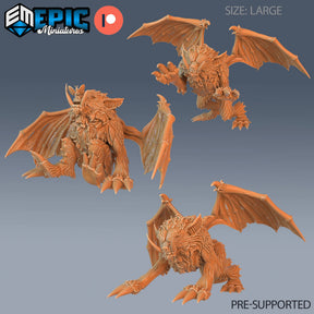 Summoned Beast Miniature | Set of 3 - Tabletop RPG & D&D miniature. Perfect for wargaming & collectors