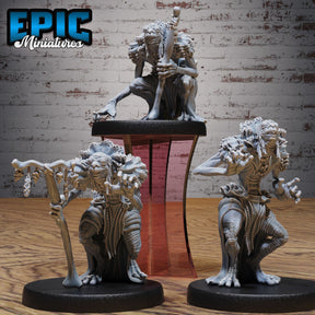 Swamp Elder Miniature | Set of 3 - Tabletop RPG & D&D miniature. Perfect for wargaming & collectors