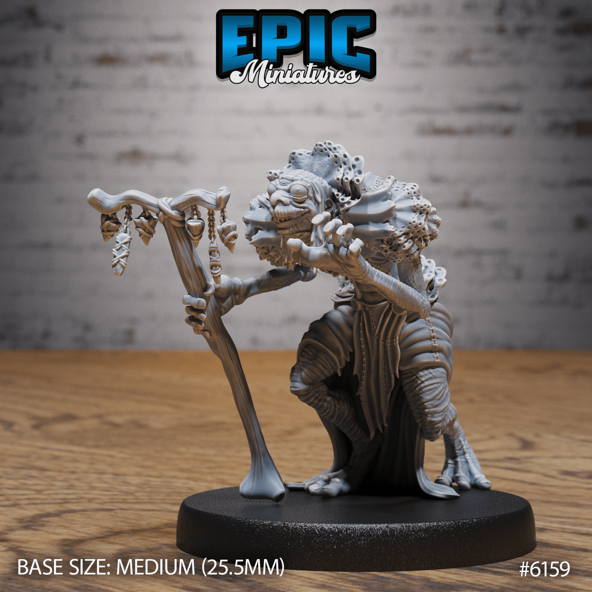 Swamp hag elder Miniature | 6159 - Tabletop RPG & D&D miniature. Perfect for wargaming & collectors