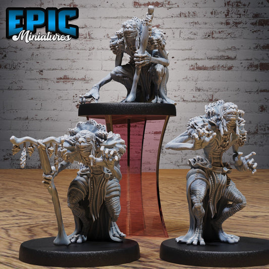Swamp hag elder Miniature - Set of 3 - 32mm