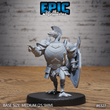 Swan Birdfolk Paladin Miniature | C - Tabletop RPG & D&D miniature. Perfect for wargaming & collectors