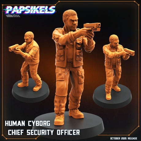 Synthetics & Leaders | Cyborg 1 - Tabletop RPG & D&D miniature. Perfect for wargaming & collectors