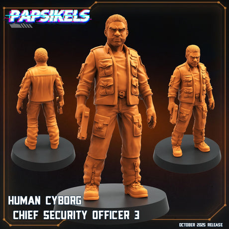 Synthetics & Leaders | Cyborg 3 - Tabletop RPG & D&D miniature. Perfect for wargaming & collectors