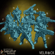 Tempest Guardsmen Miniature | Set of 8 - Tabletop RPG & D&D miniature. Perfect for wargaming & collectors