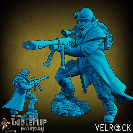 Tempest Guardsmen Rangers Miniature | E - Tabletop RPG & D&D miniature. Perfect for wargaming & collectors
