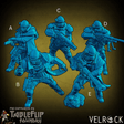Tempest Guardsmen Rangers Miniature | Set of 5 - Tabletop RPG & D&D miniature. Perfect for wargaming & collectors