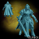 Tempest Paladin Miniature | D - Tabletop RPG & D&D miniature. Perfect for wargaming & collectors