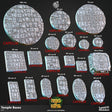 Temple Bases Miniature | 16pc 25mm - Tabletop RPG & D&D miniature. Perfect for wargaming & collectors
