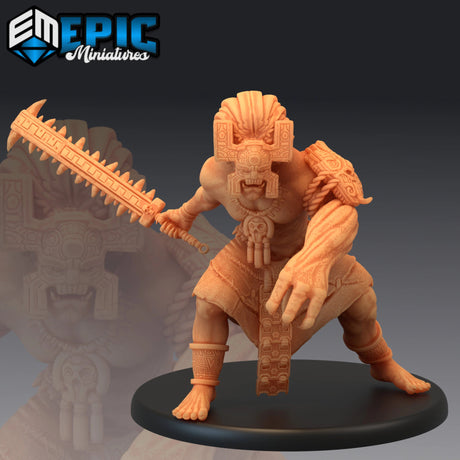 Temple Guard Miniature | B - Tabletop RPG & D&D miniature. Perfect for wargaming & collectors
