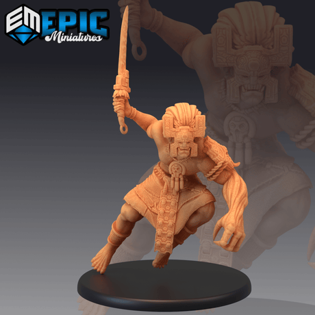 Temple Guard Miniature | C - Tabletop RPG & D&D miniature. Perfect for wargaming & collectors