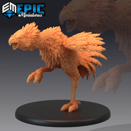 Terror Bird Miniature | B - Tabletop RPG & D&D miniature. Perfect for wargaming & collectors