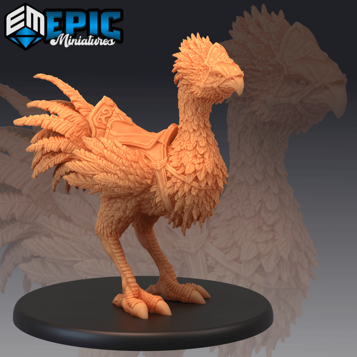 Terror Bird Miniature | D - Tabletop RPG & D&D miniature. Perfect for wargaming & collectors