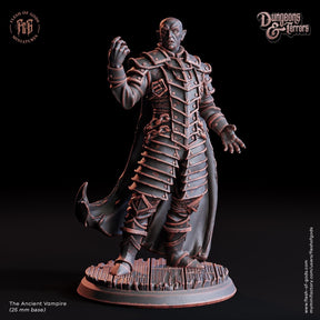 The Ancient Vampire Miniature | The Ancient Vampire - Tabletop RPG & D&D miniature. Perfect for wargaming & collectors