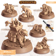 The Badger Companion Miniature | Apothecary A - Tabletop RPG & D&D miniature. Perfect for wargaming & collectors