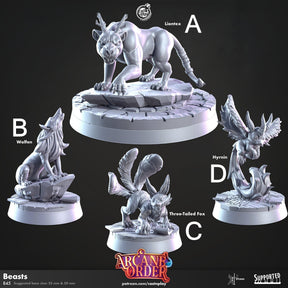 The Beasts Miniature | A - Tabletop RPG & D&D miniature. Perfect for wargaming & collectors