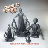 The Bride of Frankenstein Miniature | Frankensteins Bride - Tabletop RPG & D&D miniature. Perfect for wargaming & collectors