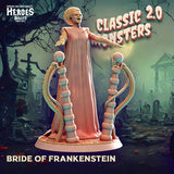 The Bride of Frankenstein Miniature | Frankensteins Bride - Tabletop RPG & D&D miniature. Perfect for wargaming & collectors