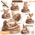 The Cobra Companion Miniature | Bare A - Tabletop RPG & D&D miniature. Perfect for wargaming & collectors