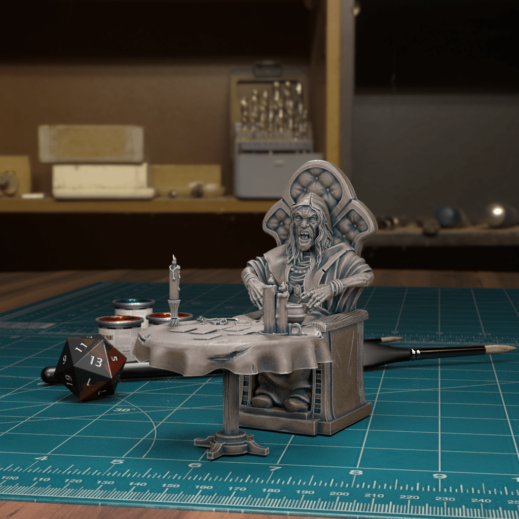 The Court Of Strahd Miniature | C - Tabletop RPG & D&D miniature. Perfect for wargaming & collectors