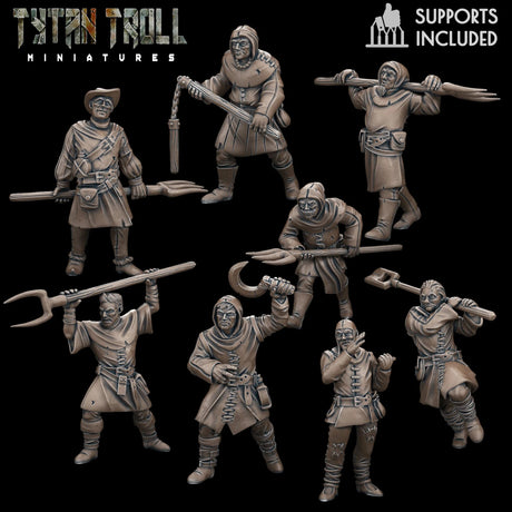 The Court Of Strahd Miniature | Set of 5 - Tabletop RPG & D&D miniature. Perfect for wargaming & collectors