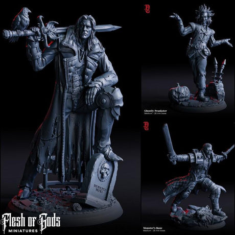 The Crow Avenger Miniature | The Crow Avenger - Tabletop RPG & D&D miniature. Perfect for wargaming & collectors