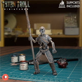 The Crypt Skeleton Bundle Miniature | Skeleton 3 - Tabletop RPG & D&D miniature. Perfect for wargaming & collectors