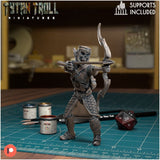 The Crypt Skeleton Bundle Miniature | Skeleton 9 - Tabletop RPG & D&D miniature. Perfect for wargaming & collectors