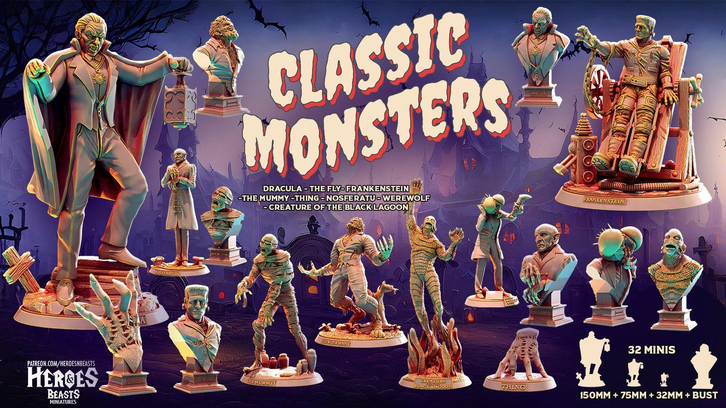 The Frankenstein Monster Miniature - The Monster - 32mm