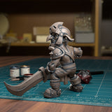 The Goblin Spearmen Miniature | Full Set All Models - Tabletop RPG & D&D miniature. Perfect for wargaming & collectors