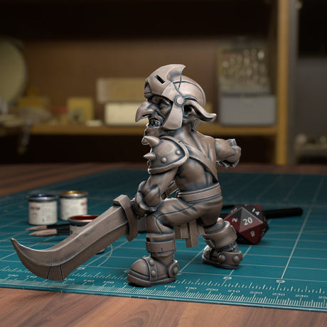 The Goblin Spearmen Miniature | Full Set All Models - Tabletop RPG & D&D miniature. Perfect for wargaming & collectors
