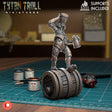 The Halfling Bundle Miniature | Halfling 1 - Tabletop RPG & D&D miniature. Perfect for wargaming & collectors