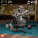 The Halfling Bundle Miniature | Halfling 6 - Tabletop RPG & D&D miniature. Perfect for wargaming & collectors