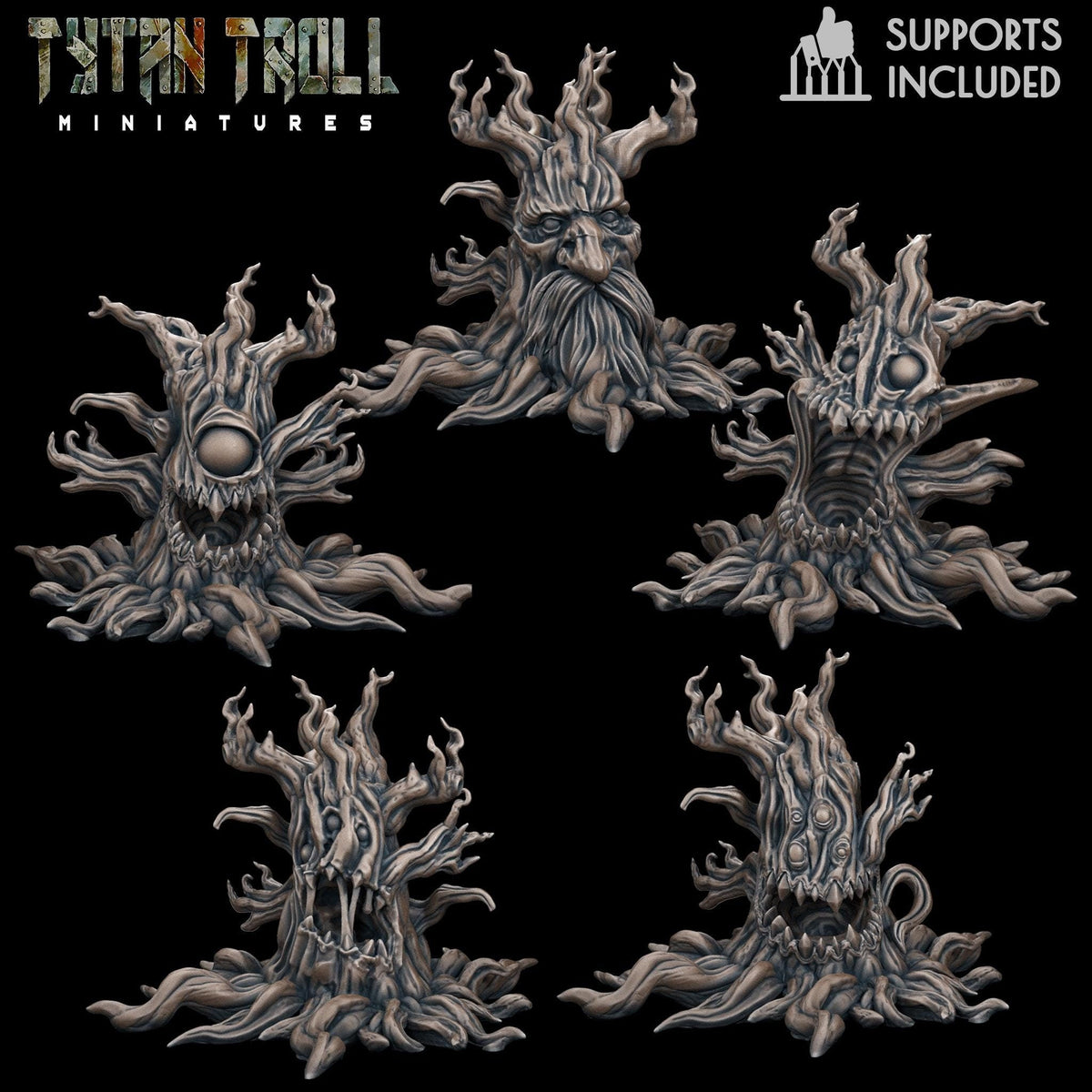 The Haunted Tree Miniature | Cursed Plant Monster for D&D & Pathfinder ...