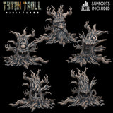The Haunted Tree Miniature | Haunted Tree 1 - Tabletop RPG & D&D miniature. Perfect for wargaming & collectors