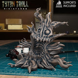 The Haunted Tree Miniature | Haunted Tree 3 - Tabletop RPG & D&D miniature. Perfect for wargaming & collectors