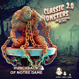 The Hunchback of Notre Dame Miniature | The Hunchback - Tabletop RPG & D&D miniature. Perfect for wargaming & collectors