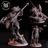 The Hunter, The Jouster Miniature | Full Set All Models - Tabletop RPG & D&D miniature. Perfect for wargaming & collectors