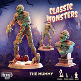The Mummy Miniature | The Mummy - Tabletop RPG & D&D miniature. Perfect for wargaming & collectors