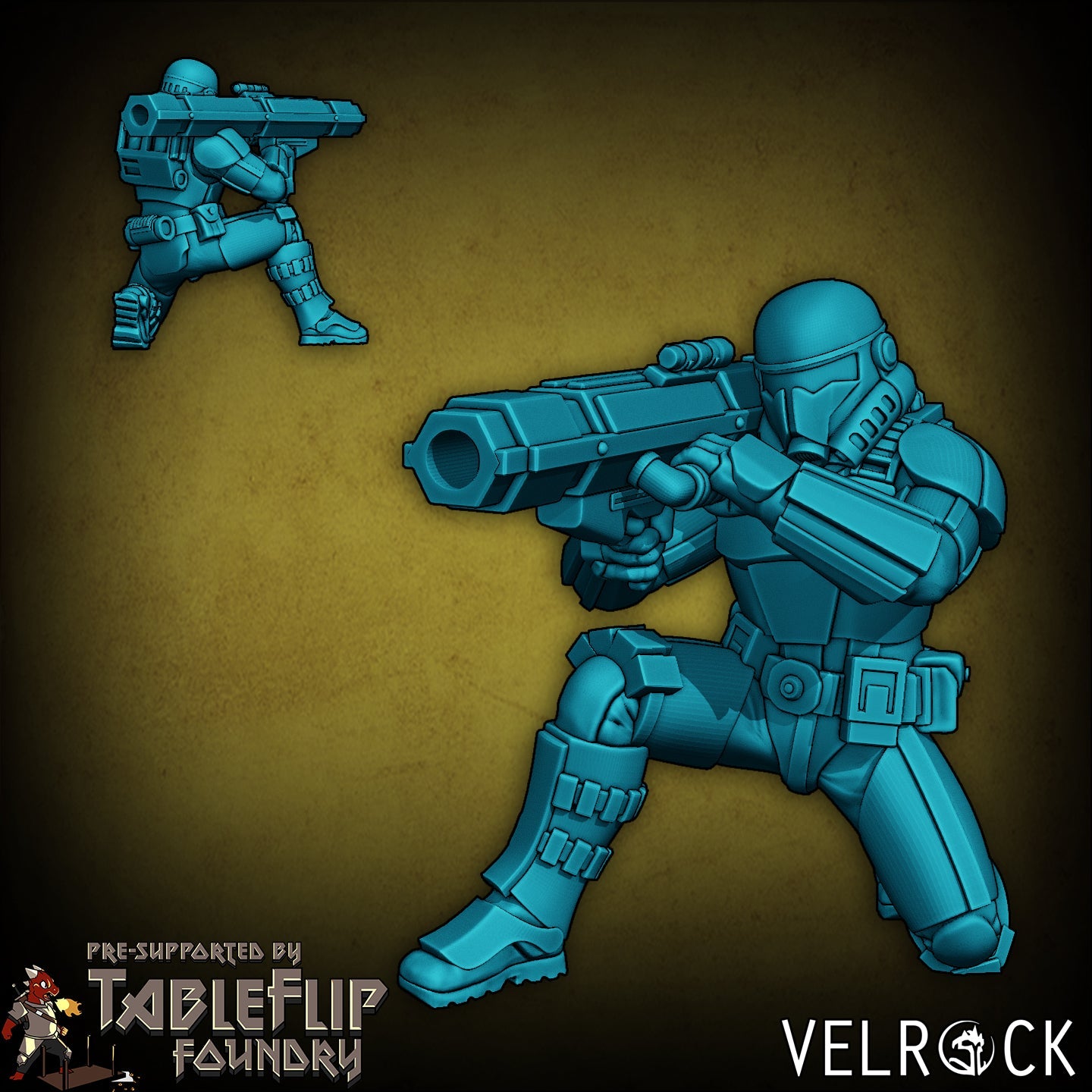 The New Empire Troopers Guard Miniature - C - 32mm