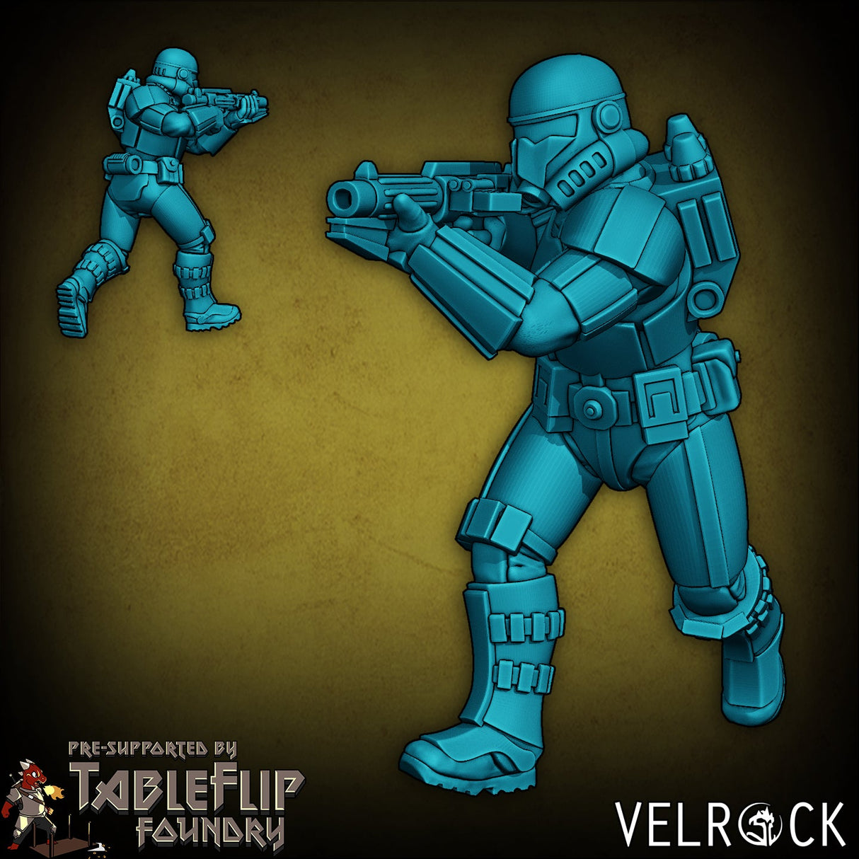 The New Empire Troopers Guard Miniature | D - Tabletop RPG & D&D miniature. Perfect for wargaming & collectors