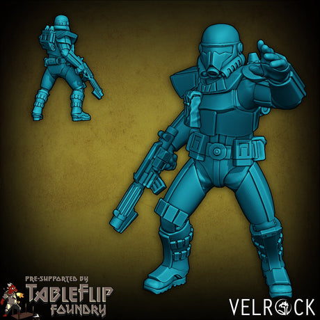 The New Empire Troopers Guard Miniature | F - Tabletop RPG & D&D miniature. Perfect for wargaming & collectors