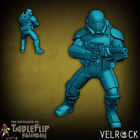 The New Empire Troopers Guard Miniature | H - Tabletop RPG & D&D miniature. Perfect for wargaming & collectors