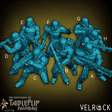 The New Empire Troopers Guard Miniature | Set of 8 - Tabletop RPG & D&D miniature. Perfect for wargaming & collectors